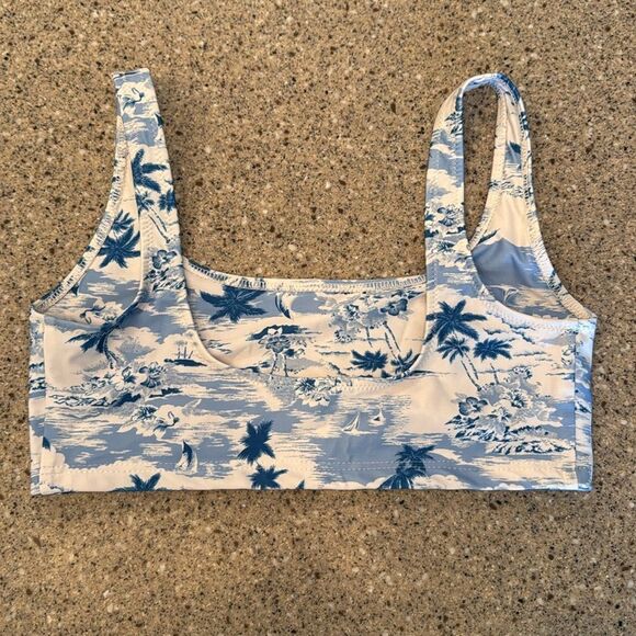 REFORMATION Tank Bikini Top Tropical Print - Picture 5 of 8